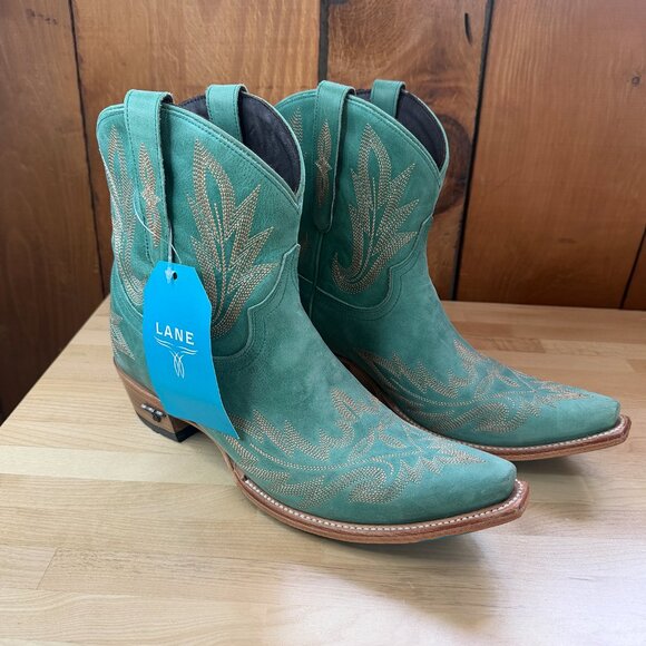 NWT Lane Boots Lexington Bootie (Taos Turquoise, Size 11) - Picture 2 of 8